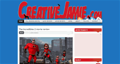 Desktop Screenshot of creativejamie.com